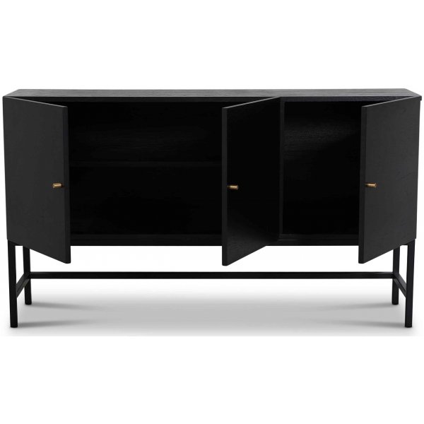 Carl skjenk med 3 dører - Svartbeiset eik Carl skjenk med 3 dører - Svartbeiset eik