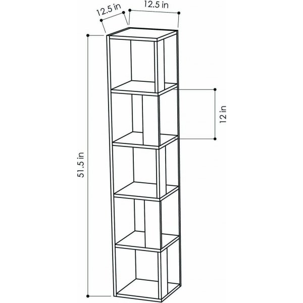 Piano bokhylle - Hvit Piano bokhylle - Hvit