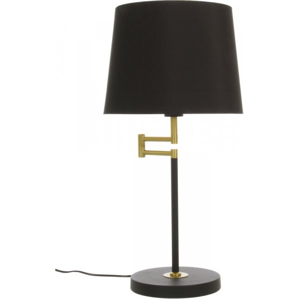 Bordlampe Birka - Svart/matt messing
