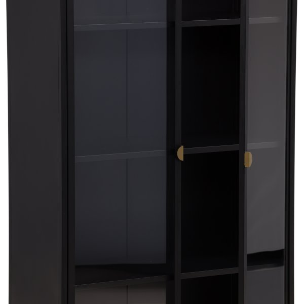 Alexander vitrineskap - Sort