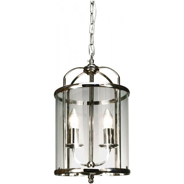 Taklampe Budgie - Krom / klar