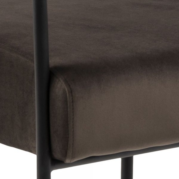 Cloe lenestol - Brun/svart