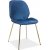 Adrien Velvet stol - Blå