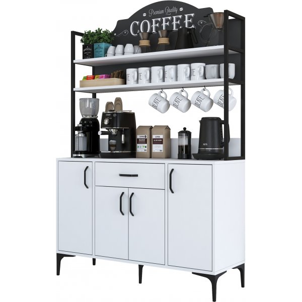 Jericho skap 130 - Hvit Jericho skap 130 - Hvit