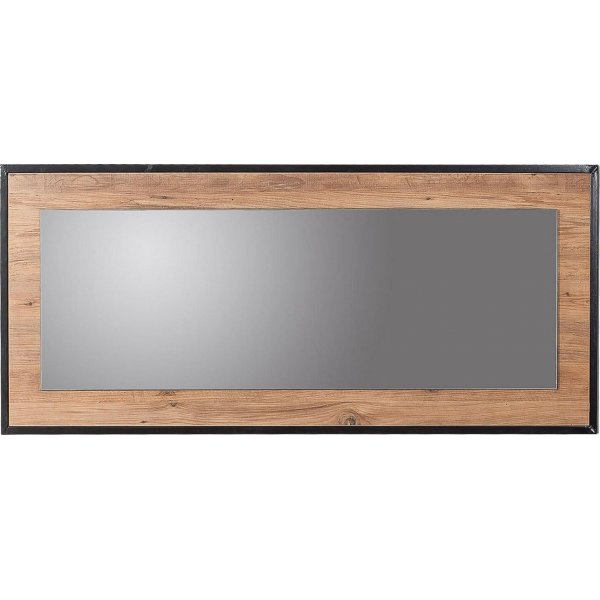 Quantum Idea speil, 150 cm - Furu/svart Quantum Idea speil, 150 cm - Furu/svart