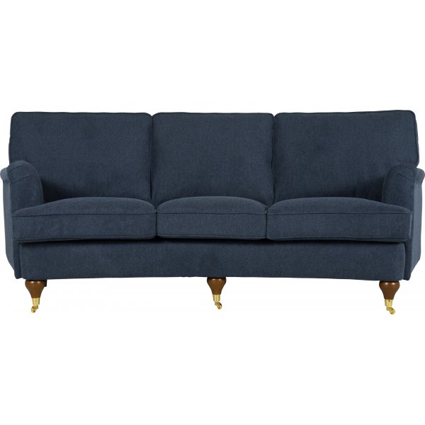 Howard Watford deluxe 4-seters buet sofa - Blå + Møbelrengjøring Howard Watford deluxe 4-seters buet sofa - Blå + Møbelrengjøring