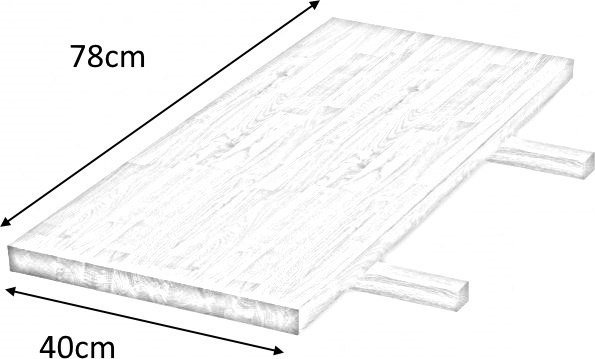 Ekstra bordplate Gambon - Eikefiner