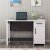 Naturlig skrivebord 120 x 60 cm - Hvit/antrasitt