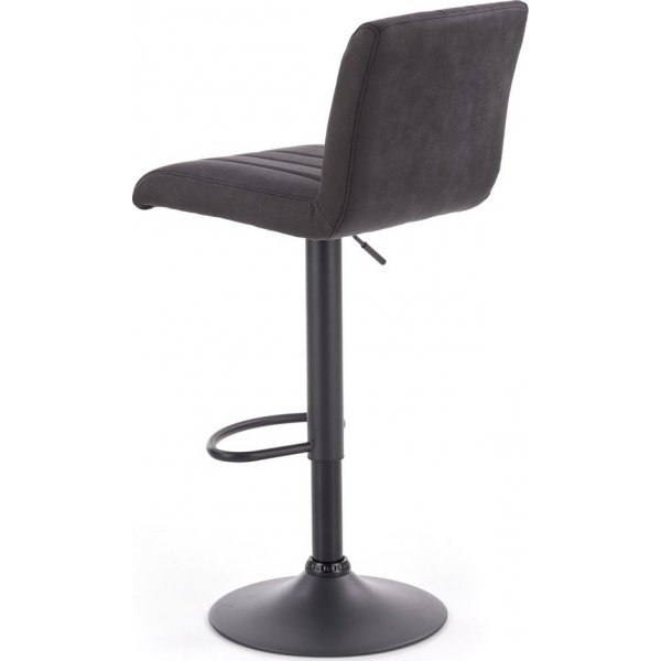 Elfrieda barstol - Mrkegr/svart