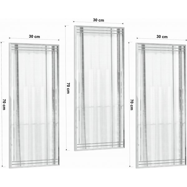 Buhem speilsett - Gjennomsiktig