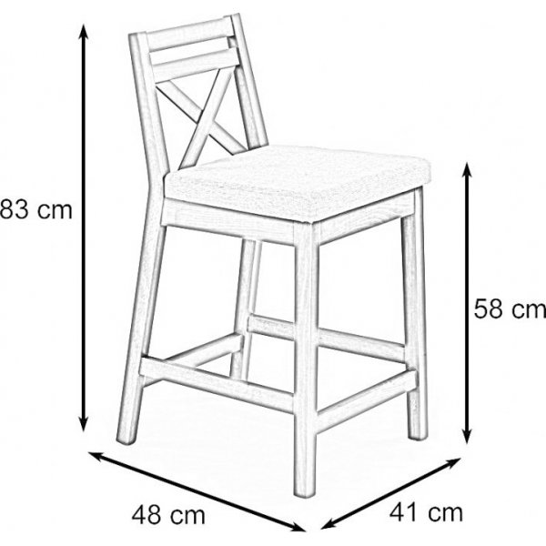 Barkrakk Cassandra - Hvit