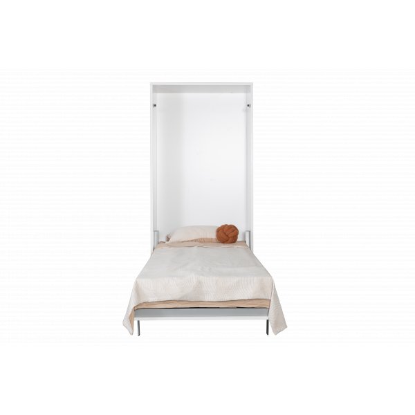 Veggseng 140200 cm vertikal - Hvit - Compact Living