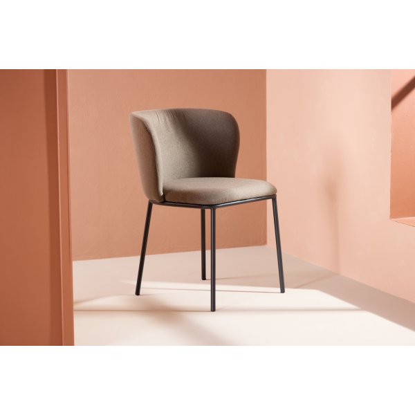 Edina spisestuestol - Brun/svart Edina spisestuestol - Brun/svart