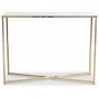 Palasso konsollbord - Messing/lys marmorering