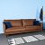 Harpan 3-seter sofa - Brun kolr + Flekkfjerner for mbler