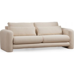 Suzy 3-seters sofa - Krem