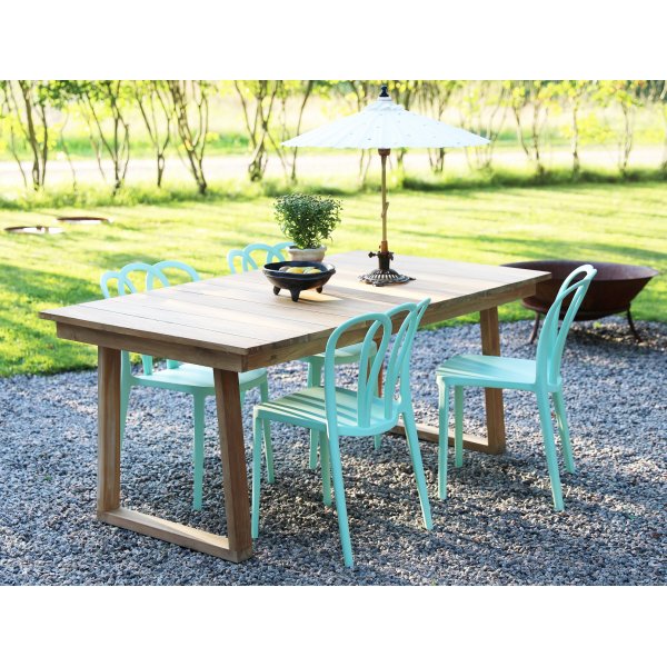 Bally spisestol stabelbar - Mintgrønn (Plast) Bally spisestol stabelbar - Mintgrønn (Plast)