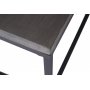 Betong salongbord, 90 cm - Svart