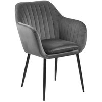 ogeanbay karmstol - Mørkegrå velour ogeanbay karmstol - Mørkegrå velour