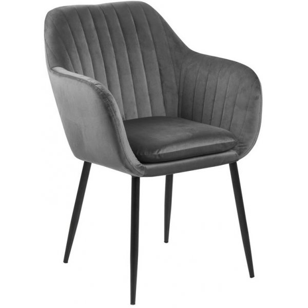 Ogeanbay karmstol - Mrkegr velour
