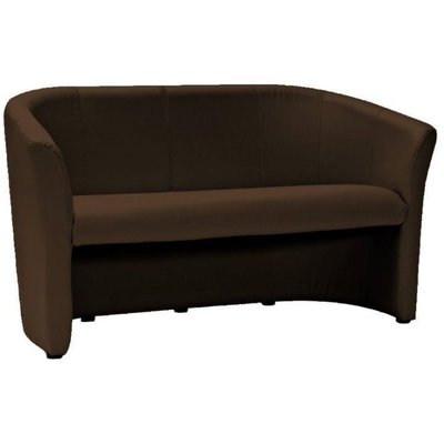 Charity 3-seters sofa - Mørkebrun (PU)