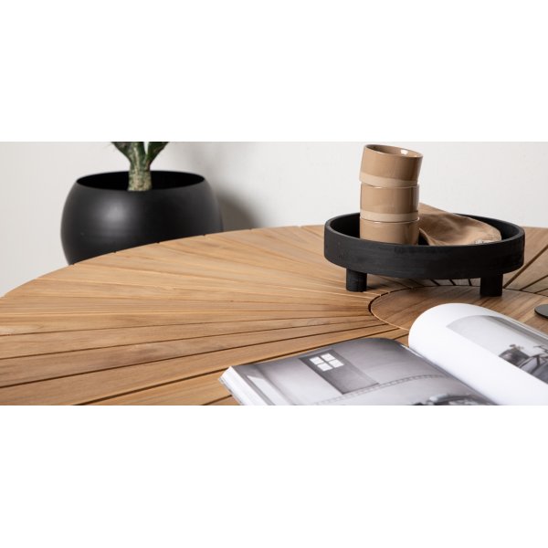 Mexico spisebord Ø140 cm - Sort/teak Mexico spisebord Ø140 cm - Sort/teak