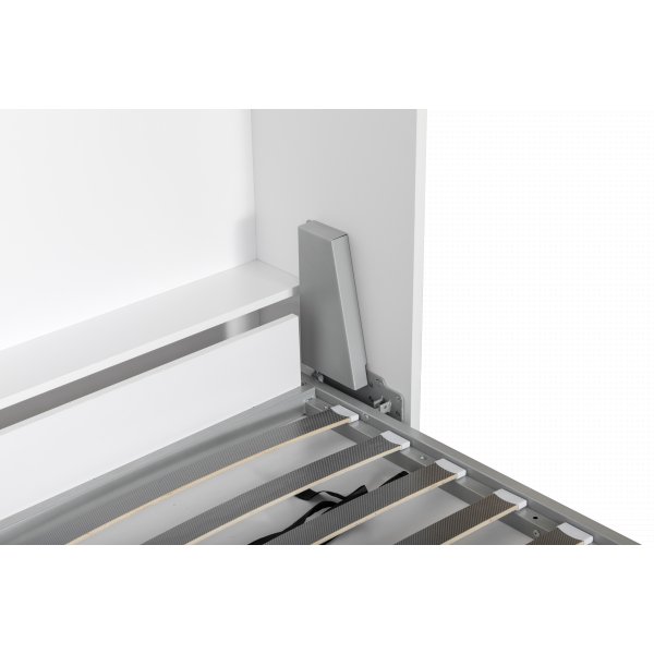 Veggseng 140200 cm vertikal - Hvit - Compact Living