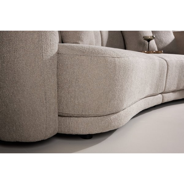 Cielo 3-seters sofa - Beige bouclé Cielo 3-seters sofa - Beige bouclé