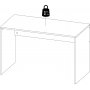 Function Plus skrivebord 120,2 x 60 x 72,4 cm - Hvit