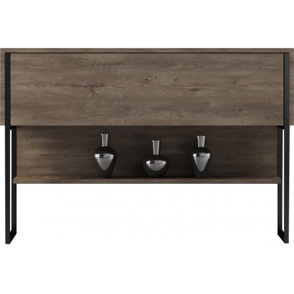 Lux avlastningsbord 120 x 30 cm - Valnøtt/svart Lux avlastningsbord 120 x 30 cm - Valnøtt/svart