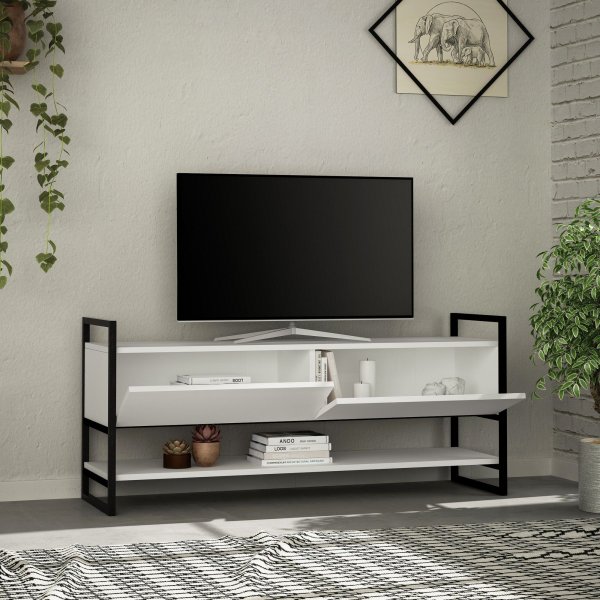 Metola mediebenk - Hvit