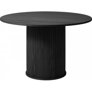 Mood rundt bord i sortbeiset eik - 120 cm