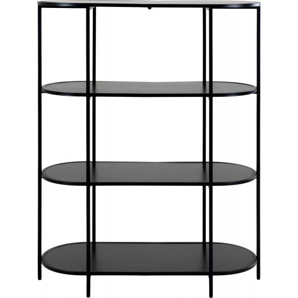 Hvit hylle - Sort Hvit hylle - Sort