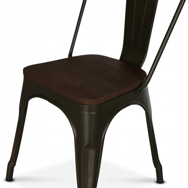 Spisestol industry - Grafitt/tre