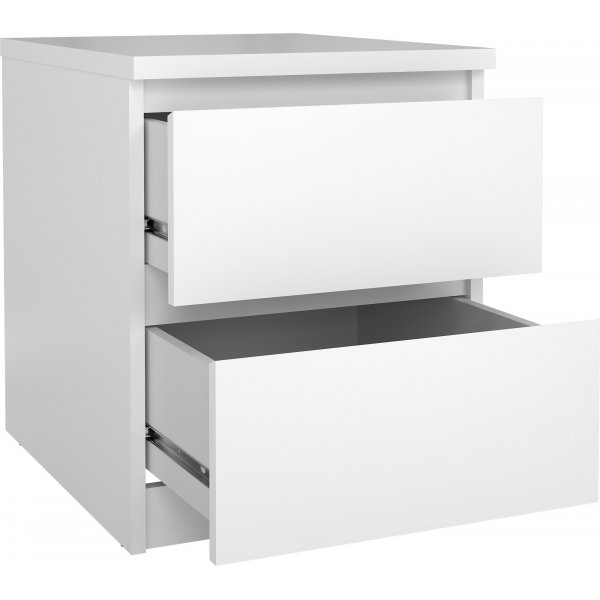 Naia nattbord 2 - Hvit Naia nattbord 2 - Hvit