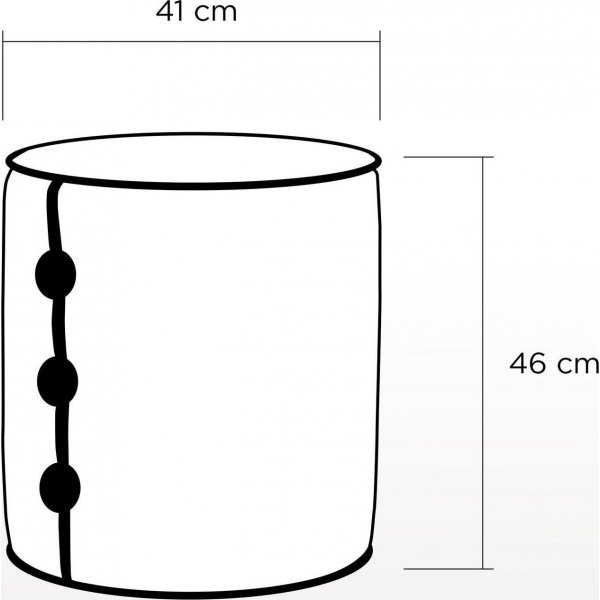 Dots puff 33 - Flerfarget
