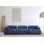 Petite 3-seters sofa - Bl