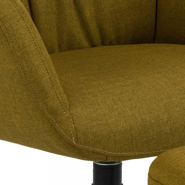 Lyng lenestol med fotskammel - Oransje