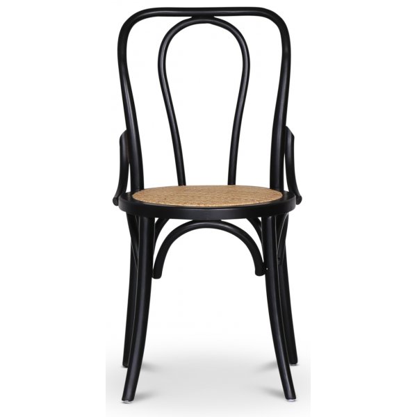 Sintorp spisegruppe, rundt spisebord 115 cm inkludert 4 stk. Samset stoler i byd tre - svart marmor (laminat) + Tekstilrens for mbler