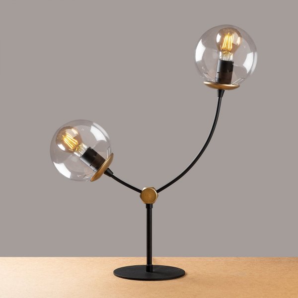 Kromozom bordlampe - Svart Kromozom bordlampe - Svart