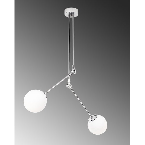 Cambaz taklampe 3451 - Krom/hvit