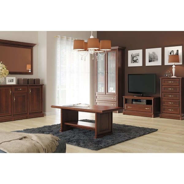 Forsbacka vitrineskap - Kastanje