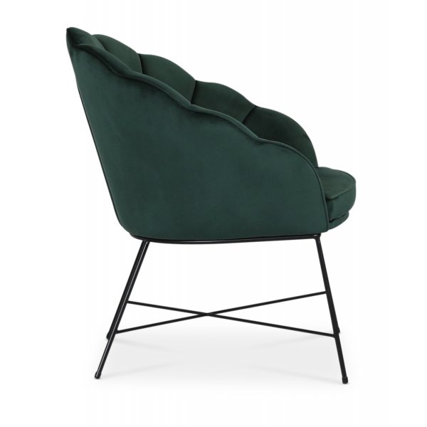 Mirò lenestol - Grønn fløyel Mirò lenestol - Grønn fløyel