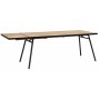 Fiskebein tilleggsbrett 45 x 90 cm - Sort / Eik