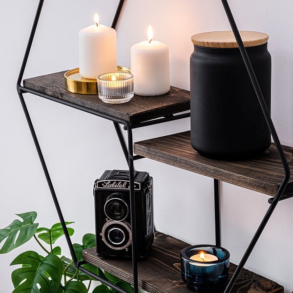 Narcissus vegghylle - Svart/valn�tt