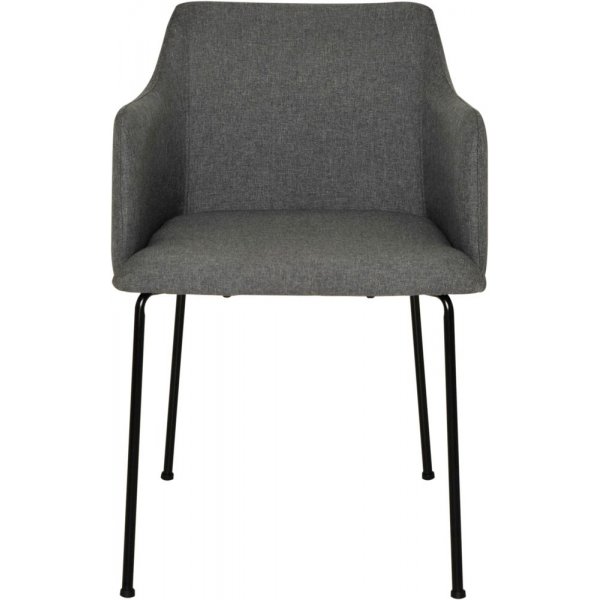 Faron karmstol - Grå/svart + Møbelføtter Faron karmstol - Grå/svart + Møbelføtter