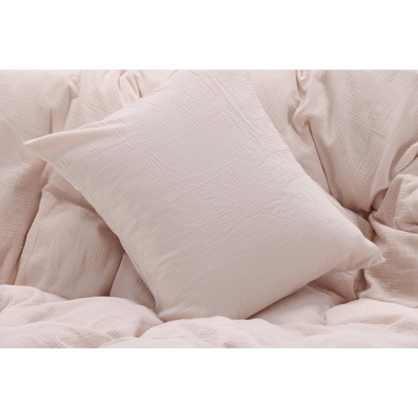 Yard sengesett 200 x 150 cm - Lys rosa