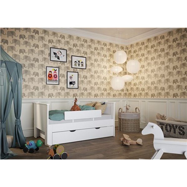 Alba voksebed 80x140/180/200 cm - Hvit Alba voksebed 80x140/180/200 cm - Hvit