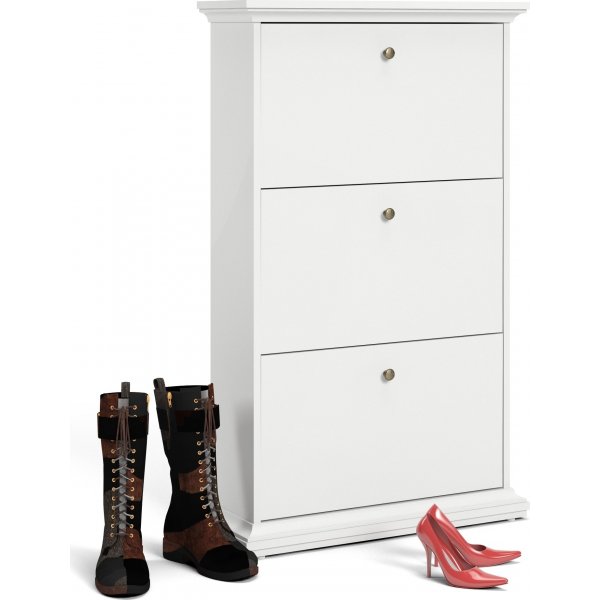 Paris skoskap - Hvit