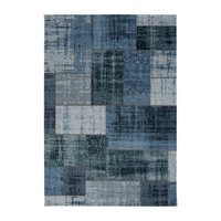 Patchwork-teppe Stracciatella - Jeans/Blå Patchwork-teppe Stracciatella - Jeans/Blå
